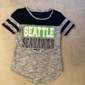 Gray & Blue Seattle Seahawks T-Shirt